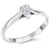 18ct White Gold Diamond Solitaire Engagement Ring - 38pts - Certificated - H0317