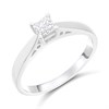 Platinum Diamond Solitaire Engagement Ring - 35pts - L/SI2 - H03203