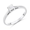 18ct White Gold Diamond Solitaire Engagement Ring - 35pts - G/I1 - H03209