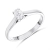 Platinum Diamond Solitaire Engagement Ring - 39pts - G/S1 - H03409