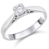 18ct White Gold Diamond Solitaire Engagement Ring - 45pts - F/I1 - H04104