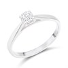 Platinum Diamond Solitaire Engagement Ring - 40pts - J/VS1 - H041081