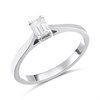 Platinum Diamond Solitaire Engagement Ring - 49pts - K/SI2 - H041179