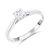 Platinum Diamond Solitaire Engagement Ring - 45pts - H/I2 - H041187