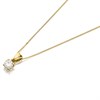 18ct Gold Diamond Solitaire Pendant - 46pts - G/I2 - H04204