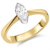 18ct Yellow Gold Diamond Solitaire Engagement Ring - 45pts - Certificated - H04253