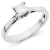 18ct White Gold Diamond Solitaire Engagement Ring - 41pts - H/SI2 - H04316