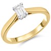 18ct Yellow Gold Diamond Solitaire Engagement Ring - 43pts - M-N/VS1 - H04330