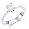 Platinum Diamond Solitaire Engagement Ring - 40pts - F/SI2 - H04358