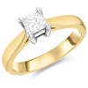 18ct Yellow Gold Diamond Solitaire Engagement Ring - 47pts - H/I2 - H04473
