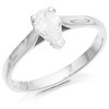 18ct White Gold Diamond Solitaire Engagement Ring - 41pts - I/SI2 - H04517