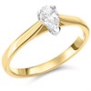 18ct Yellow Gold Diamond Solitaire Engagement Ring - 42pts - K/SI1 - H04635