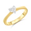 18ct Yellow Gold Diamond Solitaire Engagement Ring - 41pts - I/I2 - H04739