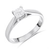 Platinum Diamond Solitaire Engagement Ring - 57pts - I/SI2 - H051174