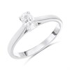 Platinum Diamond Solitaire Engagement Ring - 50pts - H/SI1 - H051235