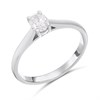 Platinum Diamond Solitaire Engagement Ring - 50pts - Certificated - H051254