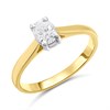 18ct Yellow Gold Diamond Solitaire Engagement Ring - 57pts - G/VS2 - H051256
