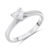 Platinum Diamond Solitaire Engagement Ring - 50pts - H/SI1 - H051321