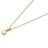 18ct Yellow Gold Diamond Solitaire Pendant - 50pts - J/I1 - H05201