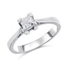 18ct White Gold Diamond Solitaire Engagement Ring - 54pts - K/I1 - H0538