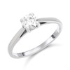 Platinum Diamond Solitaire Engagement Ring - 50pts - G/SI1 - H05949