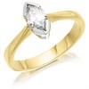 18ct Gold Diamond Solitaire Engagement Ring - 61pts - J/I1 - H0609