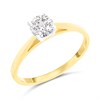 18ct Yellow Gold Diamond Solitaire Engagement Ring - 60pts - L/I1 - H06291