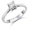 18ct White Gold Diamond Solitaire Engagement Ring - 60pts - K/I1 - H0634