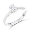 Platinum Diamond Solitaire Engagement Ring - 60pts - J/SI2 - H06410