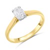 18ct Yellow Gold Diamond Solitaire Engagement Ring - 64pts - G/I1 - H06469