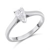 Platinum Diamond Solitaire Engagement Ring - 61pts - D/SI2 - H06474