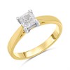 18ct Yellow Gold Diamond Solitaire Engagement Ring - 72pts - I/I1 - H071000