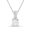 Platinum Diamond Solitaire Pendant - 71pts - G/I2 - H071015