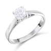 18ct White Gold Diamond Solitaire Engagement Ring - 70pts - G/I1 - H07172