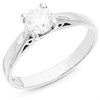 18ct White Gold Diamond Solitaire Engagement Ring - 70pts - G/I1 - H07177