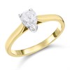 18ct Yellow Gold Diamond Solitaire Engagement Ring - 70pts - G/I1 - H07252