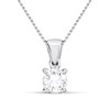 18ct White Gold Diamond Solitaire Pendant - 70pts - K/I1 - H07319