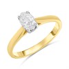 18ct Yellow Gold Diamond Solitaire Engagement Ring - 78pts - G/I1 - H07840