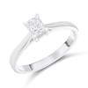 Platinum Diamond Solitaire Engagement Ring - 70pts - L/VVS2 - H07854