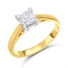 18ct Yellow Gold Diamond Solitaire Engagement Ring - 82pts - M/SI1 - H08239