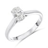 Platinum Diamond Solitaire Engagement Ring - 80pts - L/VS2 - H08336