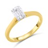 18ct Yellow Gold Diamond Solitaire Engagement Ring - 82pts - J/I1 - H08337