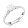 Platinum Diamond Solitaire Engagement Ring - 84pts - M/SI1 - H08345