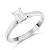 Platinum Diamond Solitaire Engagement Ring - 80pts - K/VS1 - H08348