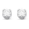 18ct White Gold Diamond Solitaire Earrings - 81pts per pair - H/I1 - H0876