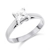 18ct White Gold Diamond Solitaire Engagement Ring - 95pts - H/I1 - H09113