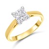 18ct Yellow Gold Diamond Solitaire Engagement Ring - 93pts - M/VS1 - H09137