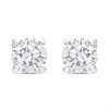 18ct White Gold Diamond Solitaire Earrings - 92pts/pair - F/SI2-I2 - H0914