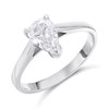 Platinum Diamond Solitaire Engagement Ring - 94pts - K/I2 - H09170