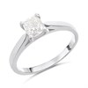 Platinum Diamond Solitaire Engagement Ring - 90pts - M/VVS1 - H09254